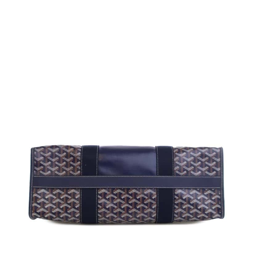 Goyard Goyardine Villette MM Blue Canvas Good condition - Model View