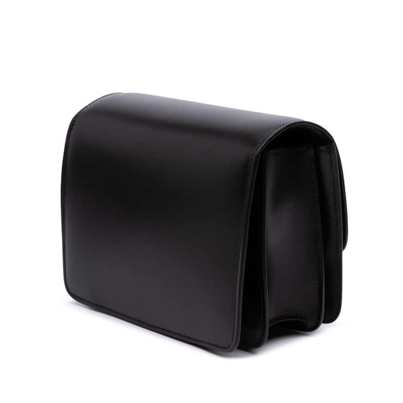 Celine Small Calfskin Classic Box Black Leather Good condition - Back View