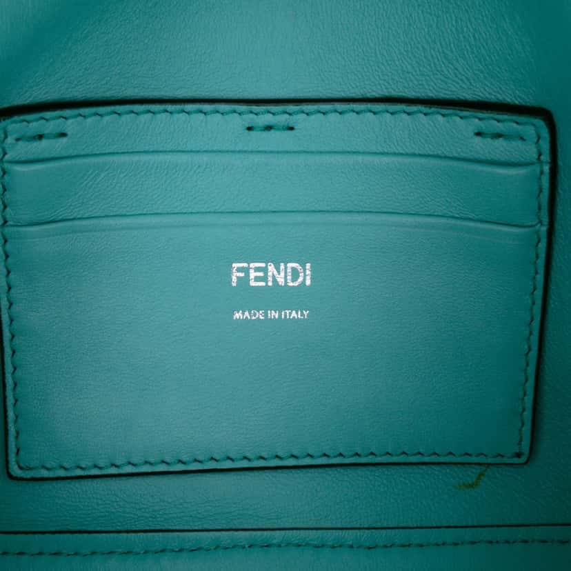 Fendi Mini Leather Baguette Satchel Red Leather Very good condition - Box View