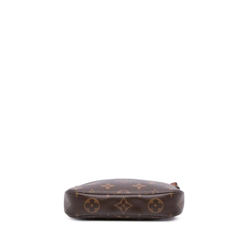 Louis Vuitton Monogram Mini Pochette Accessoires Brown Canvas Good condition - Inside View