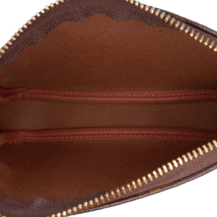Louis Vuitton Monogram Mini Pochette Accessoires Brown Canvas Good condition - Model View