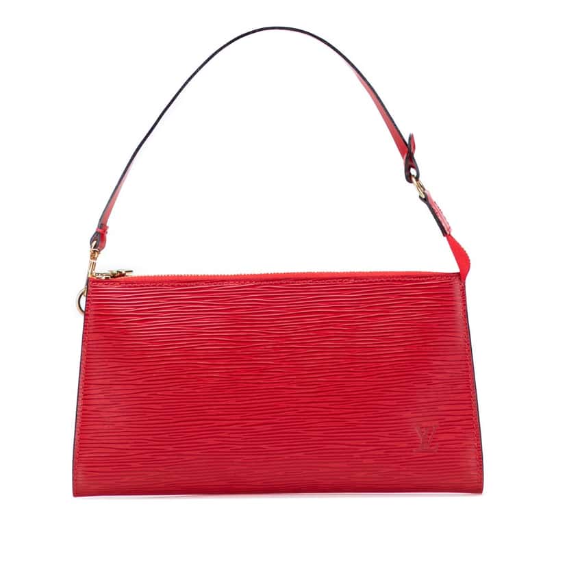 Louis Vuitton Epi Pochette Accessoires Red Leather Good condition - Front View