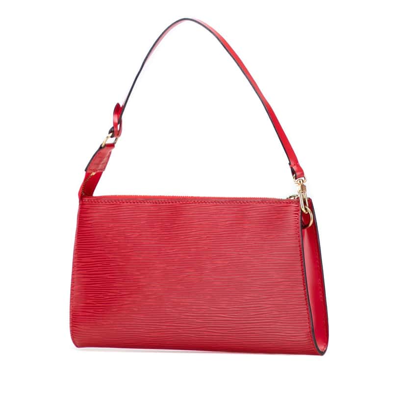 Louis Vuitton Epi Pochette Accessoires Red Leather Good condition - Back View