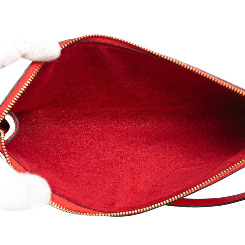 Louis Vuitton Epi Pochette Accessoires Red Leather Good condition - Model View