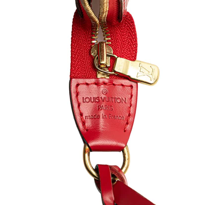 Louis Vuitton Epi Pochette Accessoires Red Leather Good condition - Box View