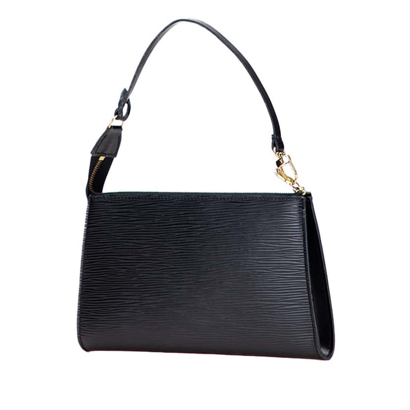 Louis Vuitton Epi Pochette Accessoires Black Leather Good condition - Back View