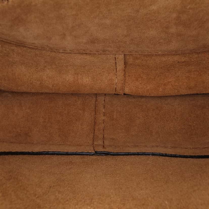Loewe Mini Leather Gate Crossbody Brown Leather Good condition - Model View