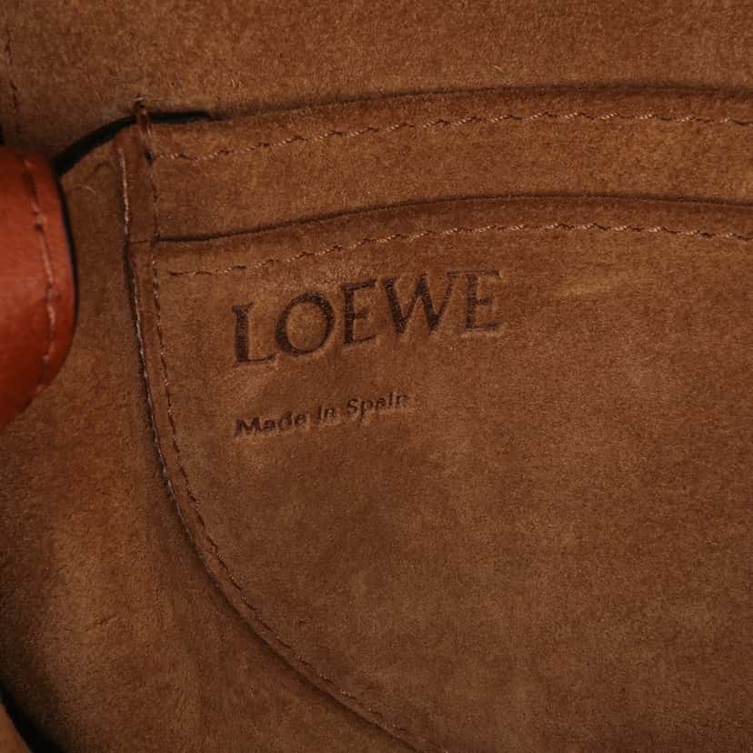 Loewe Mini Leather Gate Crossbody Brown Leather Good condition - Box View