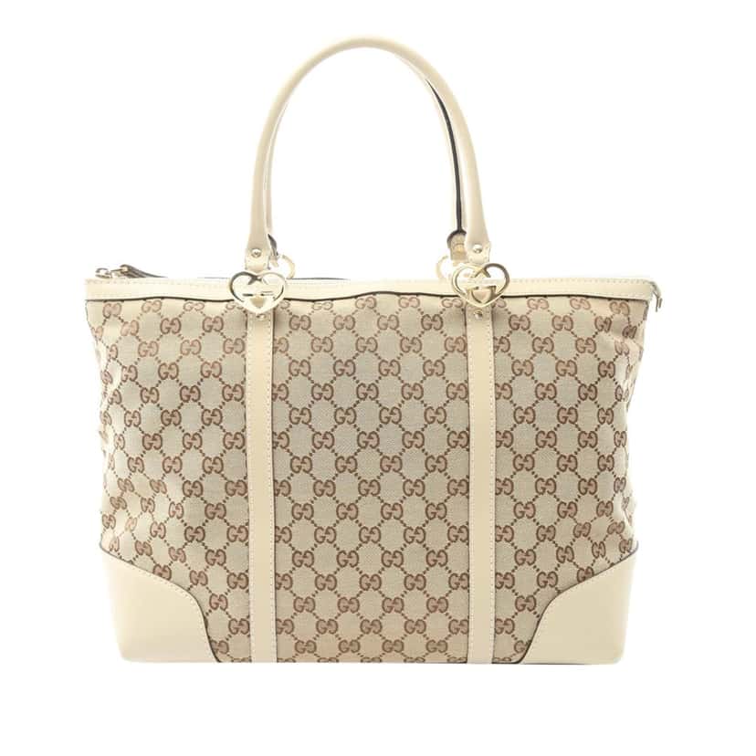 Gucci GG Canvas Lovely Tote Brown Canvas Good condition - Front View