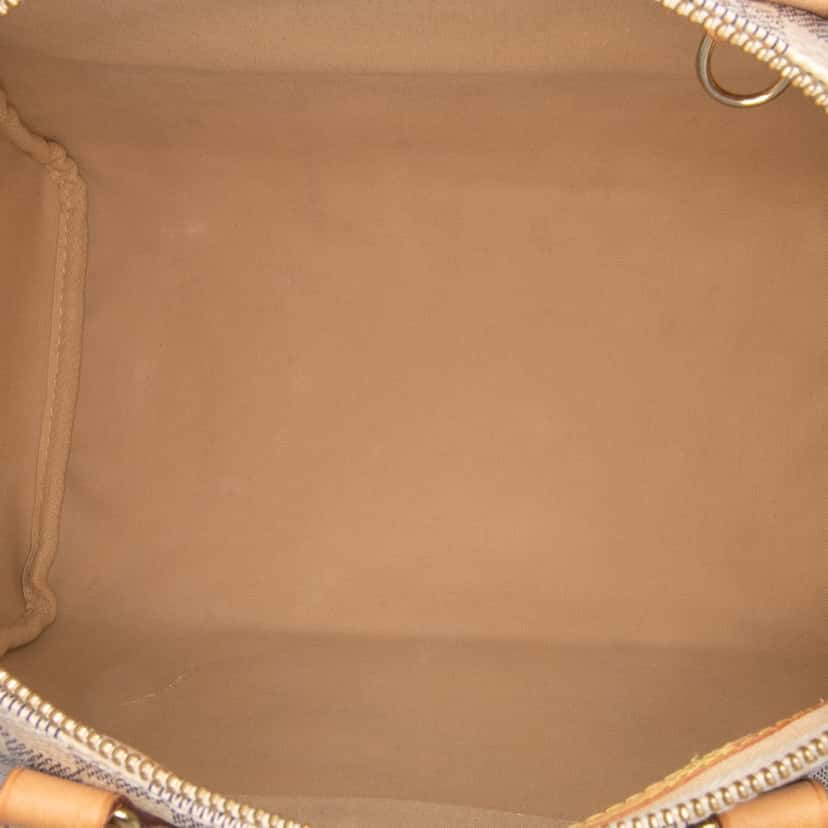 Louis Vuitton Damier Azur Speedy 30 White Canvas Good condition - Model View