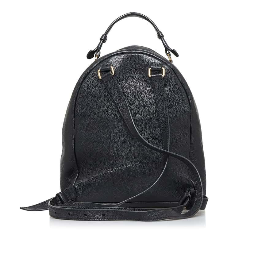 Louis Vuitton Monogram Empreinte Sorbonne Black Leather Fair condition - Inside View