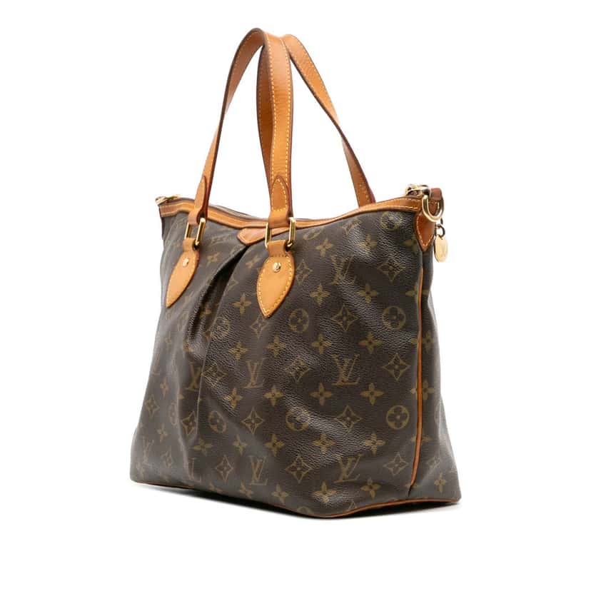 Louis Vuitton Monogram Palermo PM Brown Canvas Good condition - Back View