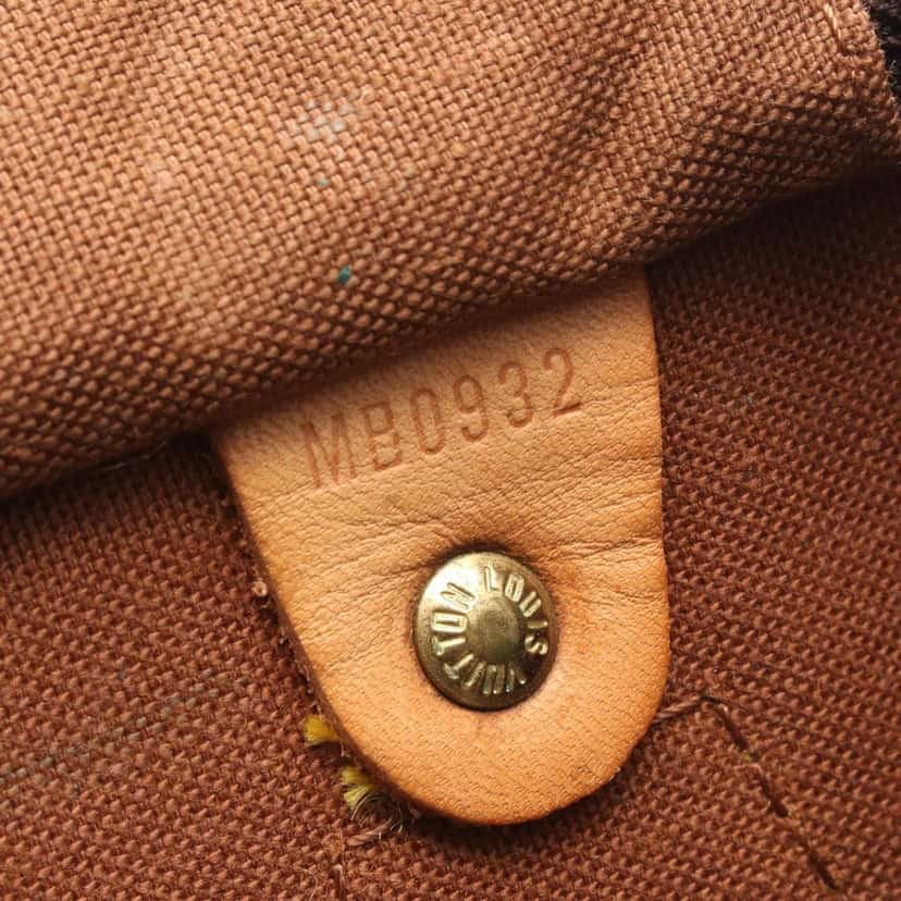 Louis Vuitton Monogram Speedy 40 Brown Canvas Good condition - Model View