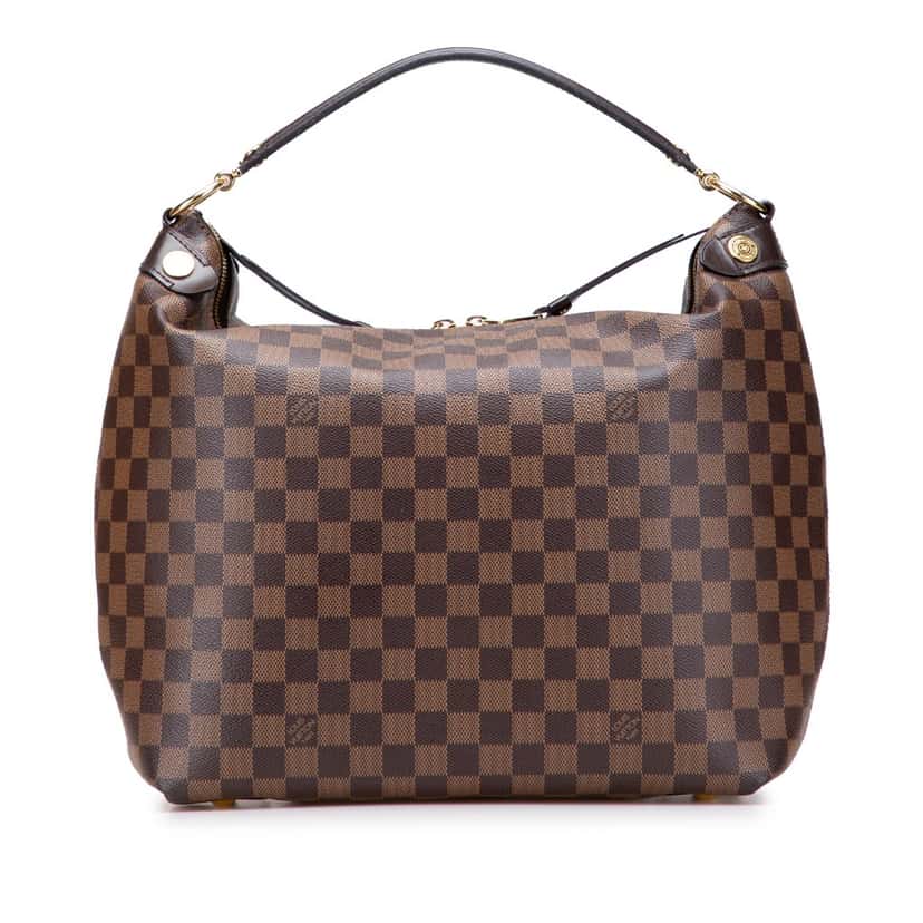 Louis Vuitton Damier Ebene Duomo Hobo Brown Canvas Very good condition - Front View