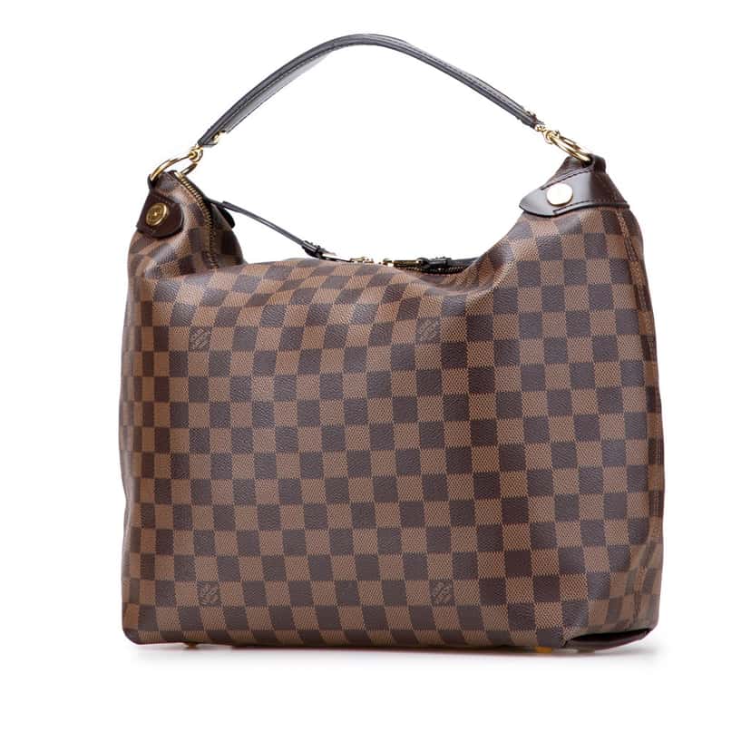Louis Vuitton Damier Ebene Duomo Hobo Brown Canvas Very good condition - Back View