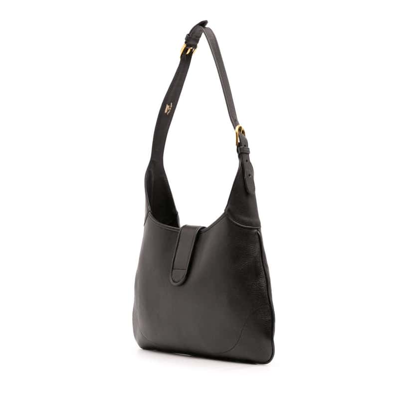 Gucci Medium Leather Aphrodite Crossbody Black Leather Good condition - Back View