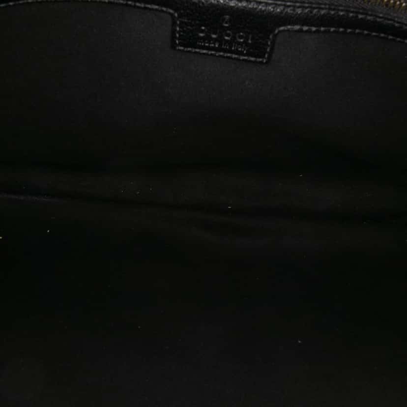 Gucci Medium Leather Aphrodite Crossbody Black Leather Good condition - Model View