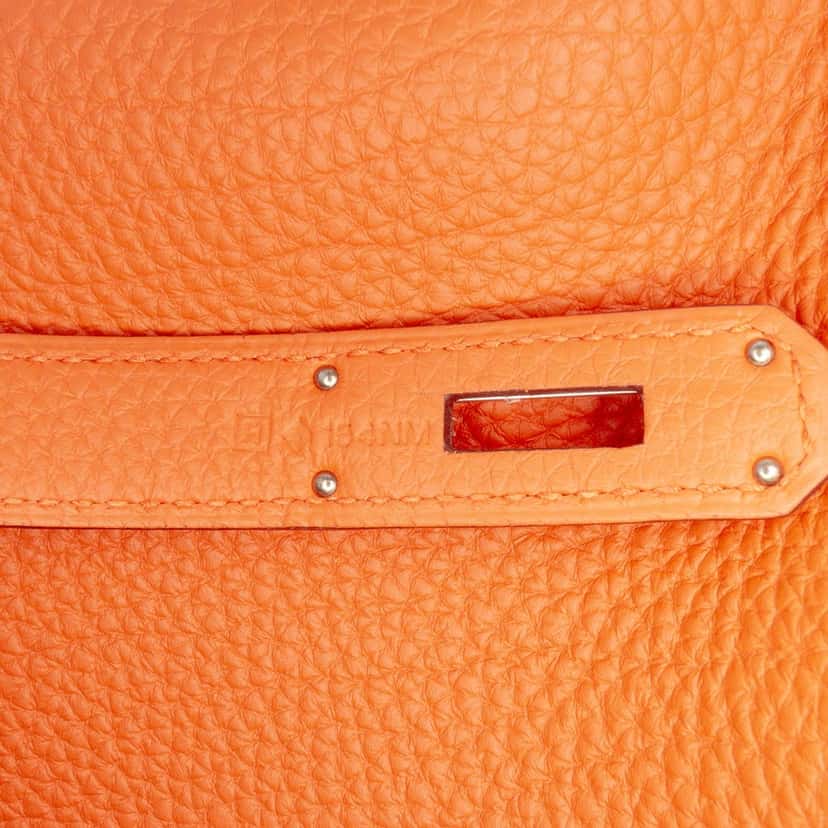 Hermès Togo Kelly II Retourne 35 Orange Leather Good condition - Model View