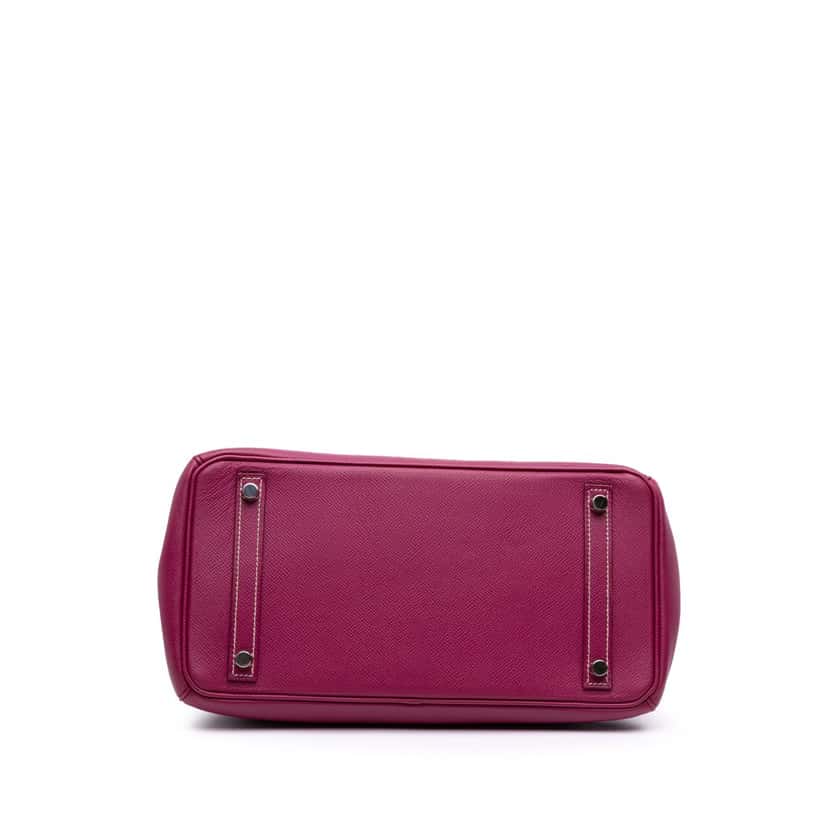 Hermès Epsom Candy Birkin Retourne 30 Pink Leather Good condition - Inside View