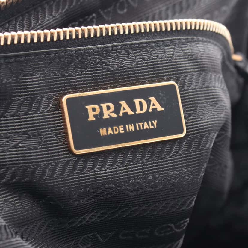 Prada Tessuto Handbag Black Good condition - Model View