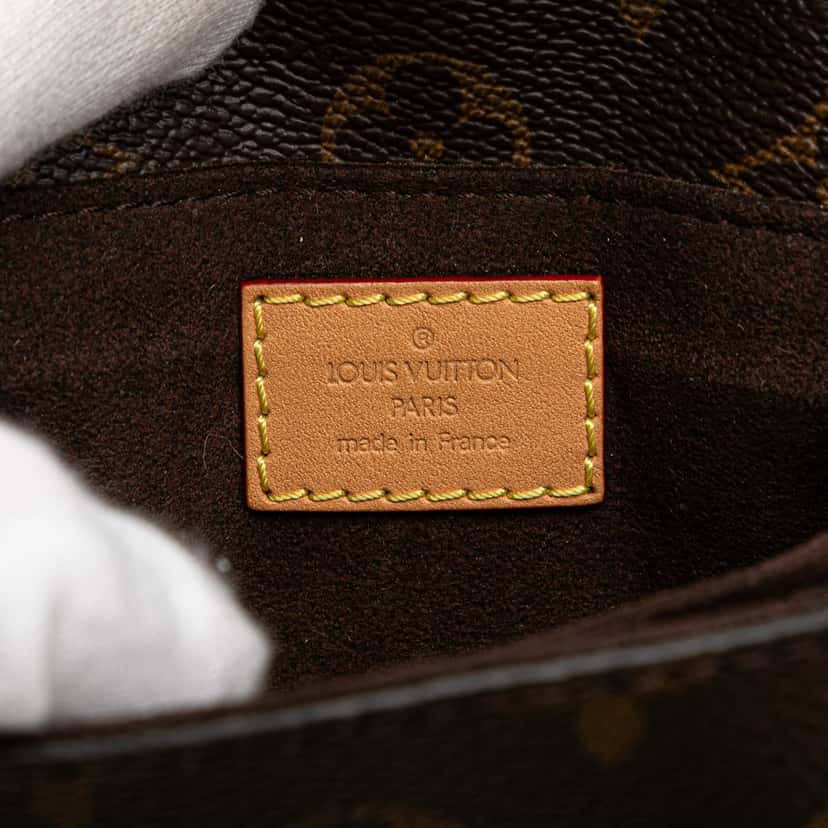 Louis Vuitton Monogram Micro Metis Brown Canvas Very good condition - Box View