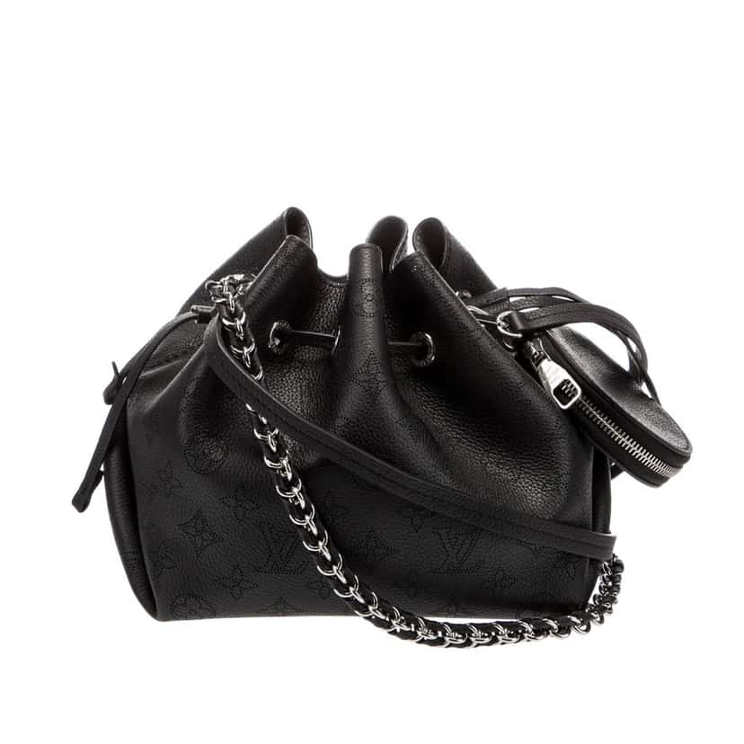 Louis Vuitton Monogram Mahina Bella Black Leather Good condition - Inside View