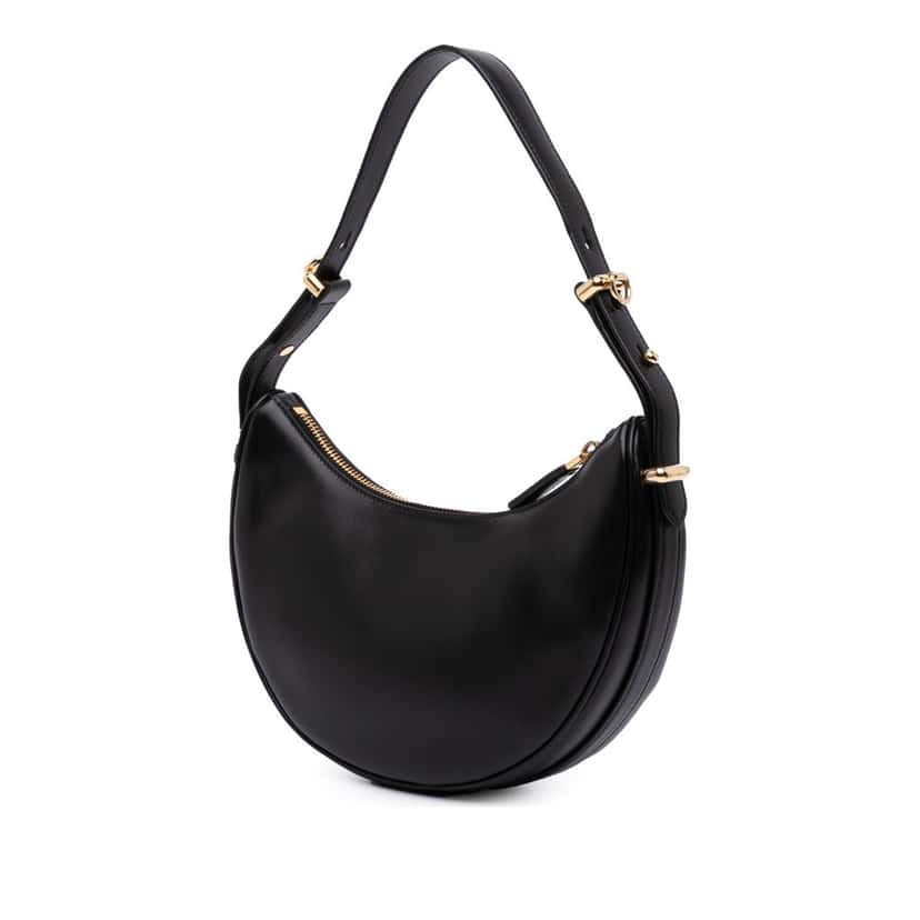 Prada Small Soft Calf Arque Satchel Black Leather Good condition - Back View