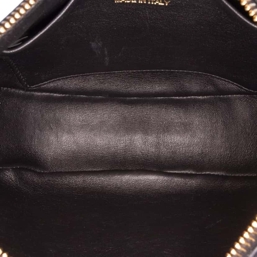 Prada Small Soft Calf Arque Satchel Black Leather Good condition - Model View