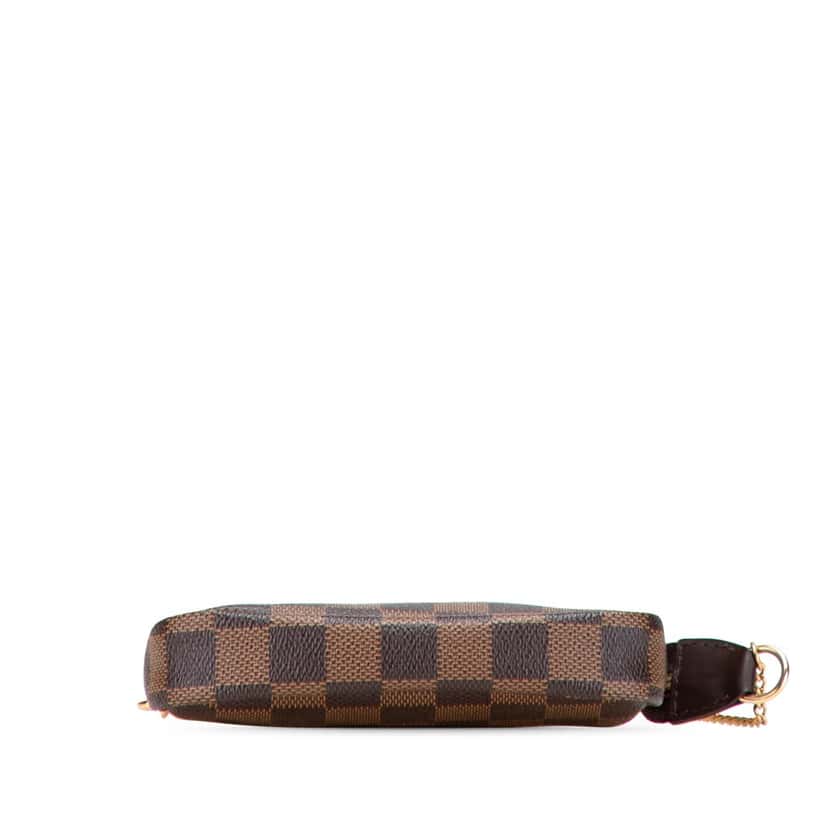 Louis Vuitton Damier Ebene Trunks and Bags Mini Pochette Accessoires Brown Canvas Good condition - Inside View