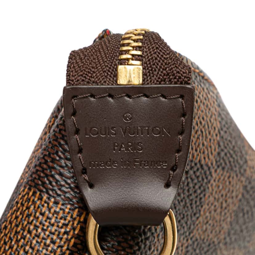 Louis Vuitton Damier Ebene Trunks and Bags Mini Pochette Accessoires Brown Canvas Good condition - Box View