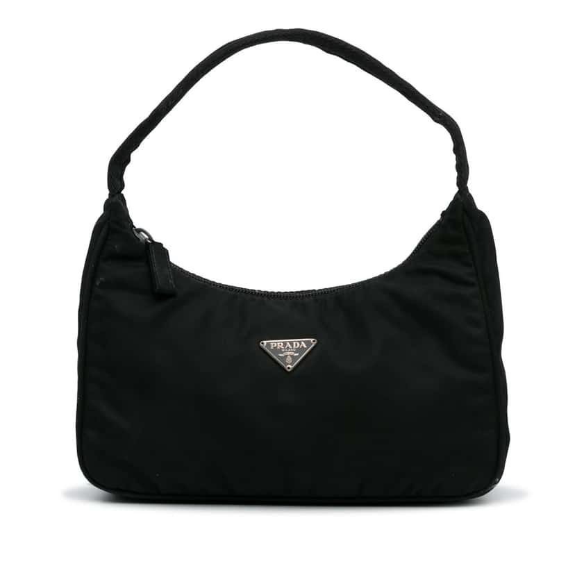 Prada Mini Tessuto Re Edition 2000 Shoulder Bag Black Good condition - Front View