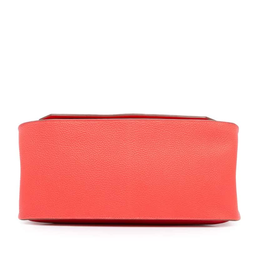 Hermès Taurillon Clemence Jypsiere 34 Red Leather Good condition - Inside View