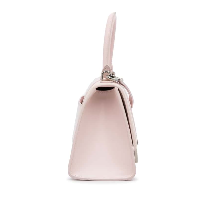Balenciaga Hourglass S Satchel Pink Leather Very good condition - Inside View