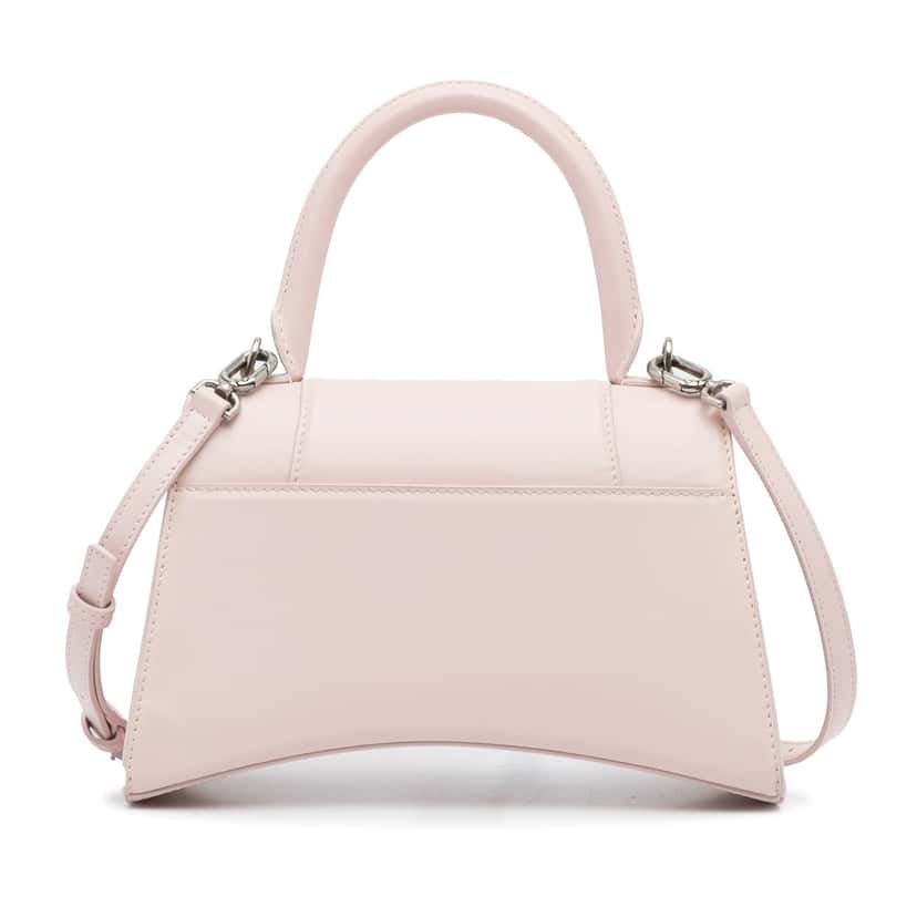 Balenciaga Hourglass S Satchel Pink Leather Very good condition - Model View