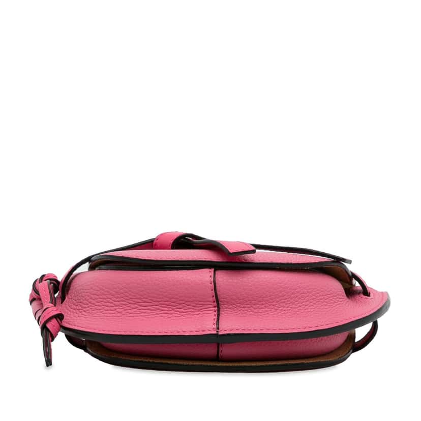 Loewe Mini Gate Crossbody Bag Pink Leather Good condition - Box View