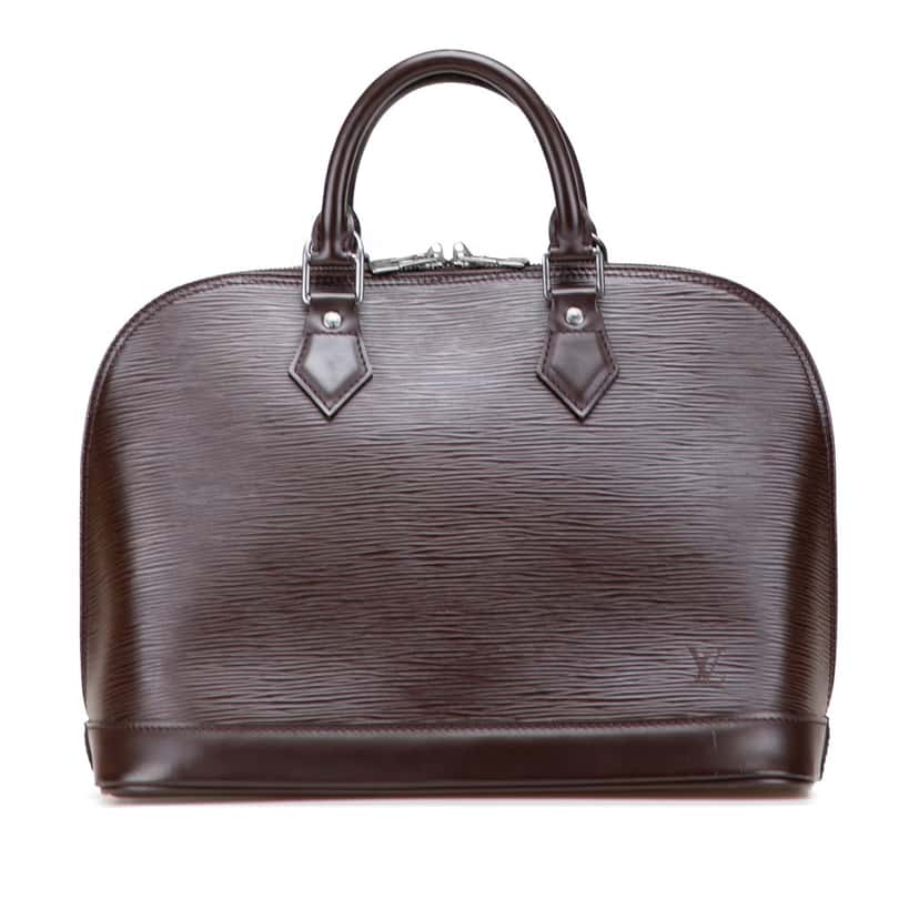 Louis Vuitton Epi Alma PM Brown Leather Good condition - Front View