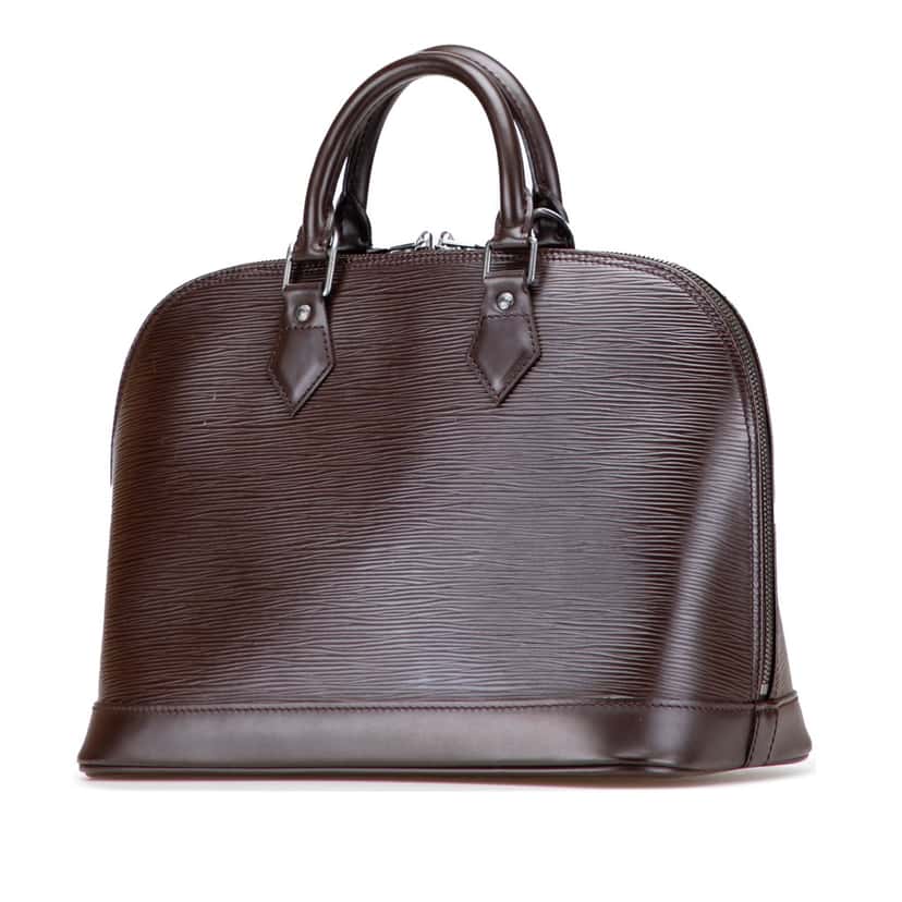 Louis Vuitton Epi Alma PM Brown Leather Good condition - Back View