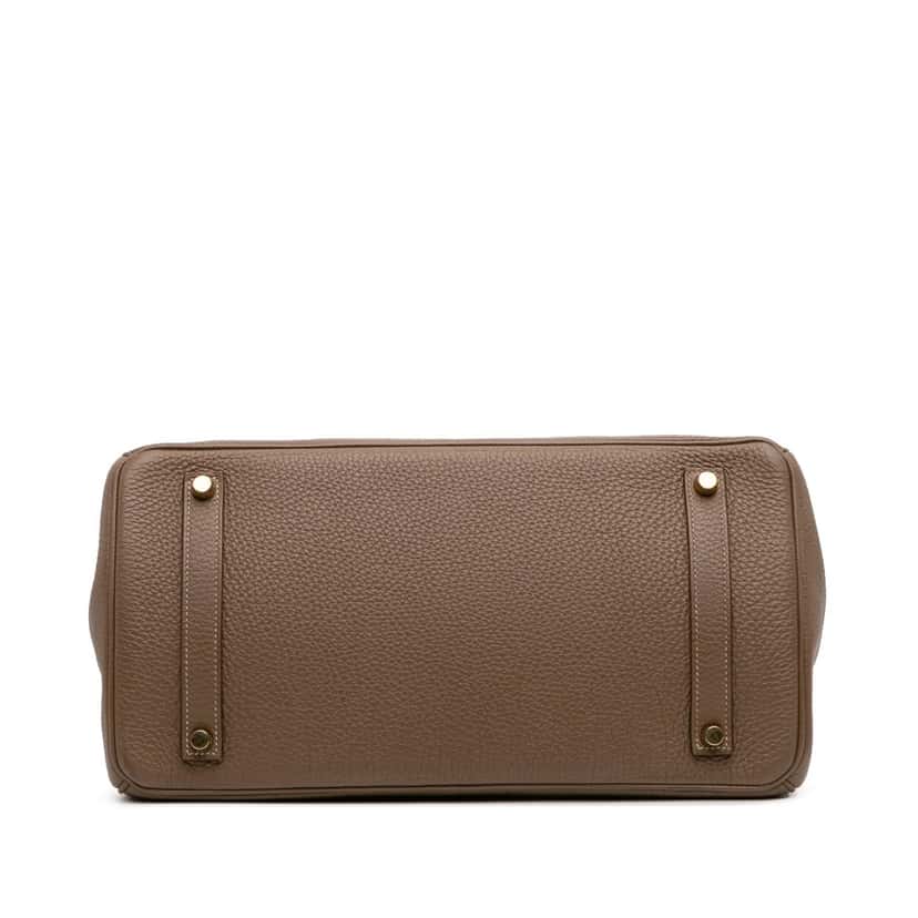 Hermès Togo Birkin Retourne 35 Brown Leather Good condition - Inside View