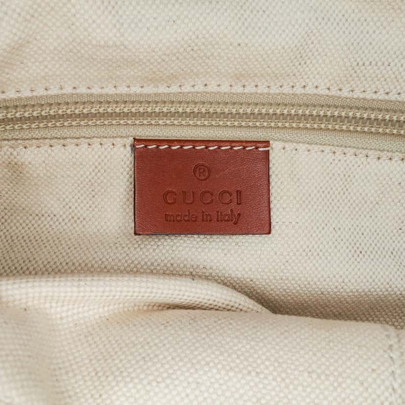 Gucci GG Canvas Tote Red Canvas Good condition - Box View