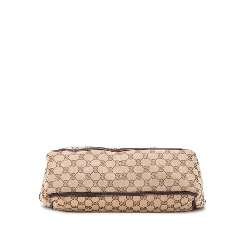 Gucci GG Canvas Abbey D Ring Pocket Tote Brown Canvas Good condition - Inside View