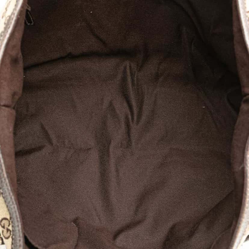 Gucci GG Canvas Abbey D Ring Pocket Tote Brown Canvas Good condition - Model View