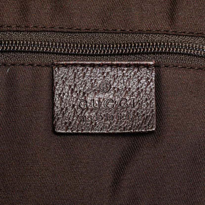 Gucci GG Canvas Abbey D Ring Pocket Tote Brown Canvas Good condition - Box View