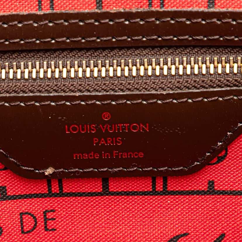 Louis Vuitton Damier Ebene Neverfull PM Brown Canvas Good condition - Box View