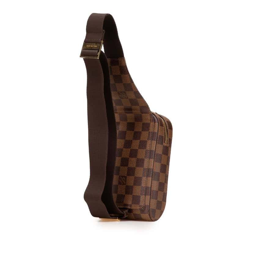 Louis Vuitton Damier Ebene Geronimos Brown Canvas Good condition - Back View