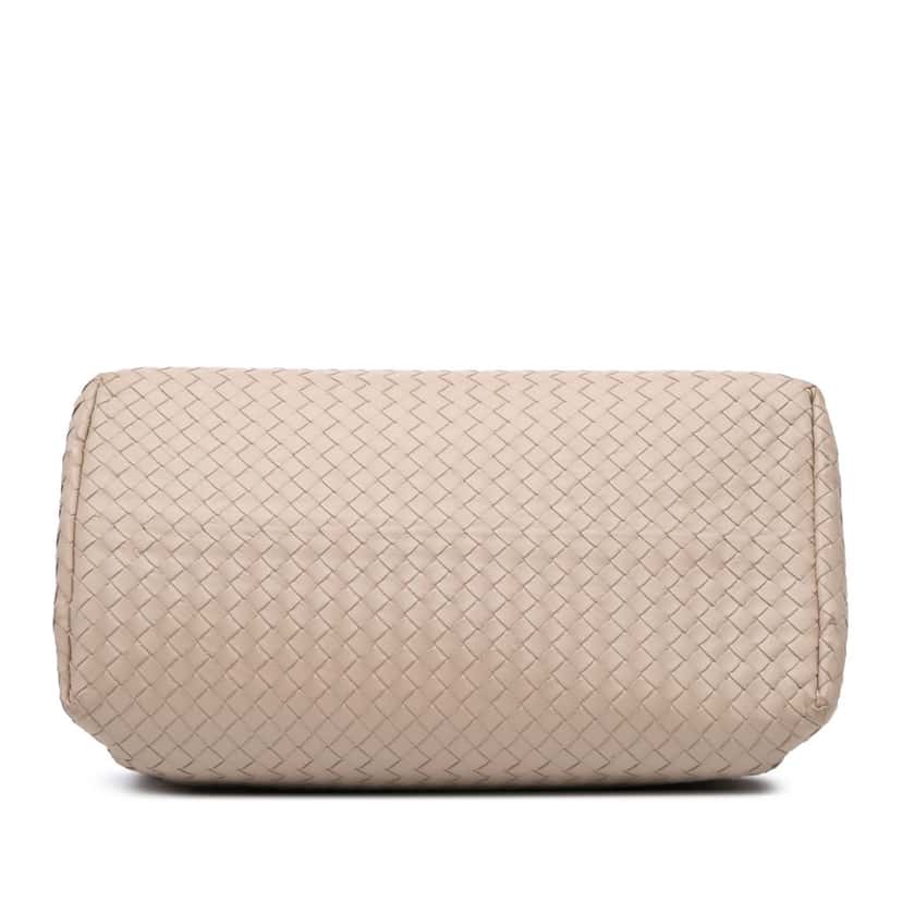 Bottega Veneta Medium Nappa Intrecciato Roma Tote Brown Leather Good condition - Inside View
