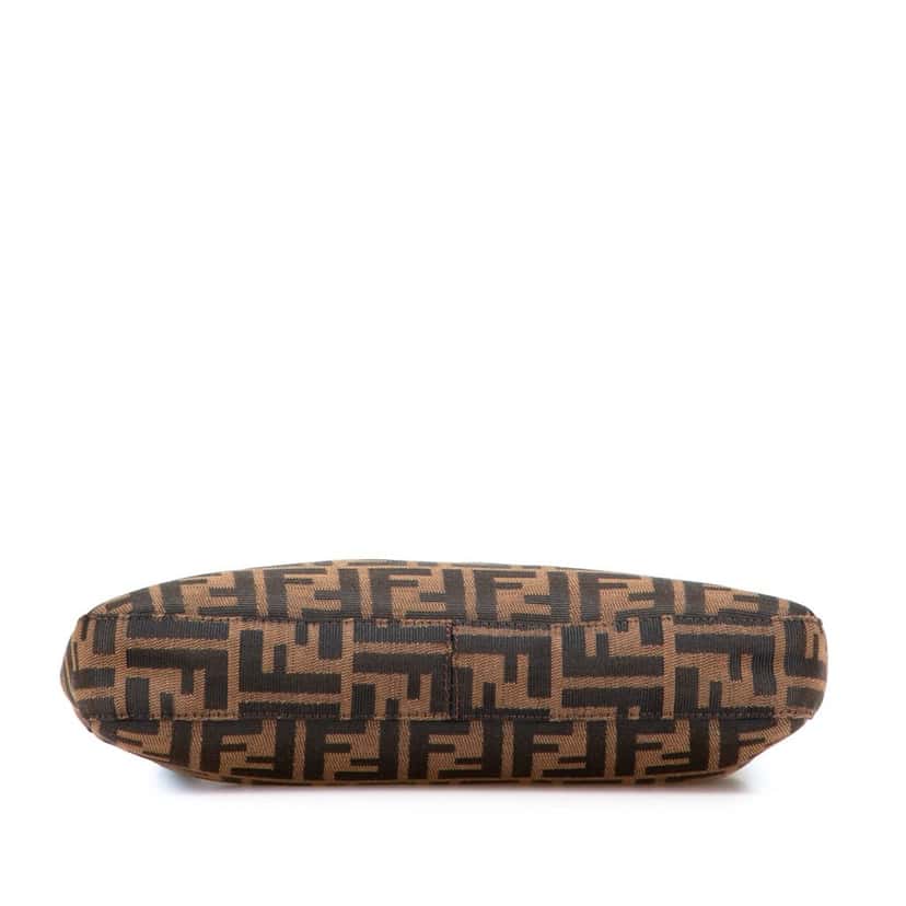 Fendi Zucca Canvas Shoulder Bag Brown Canvas Good condition - Inside View