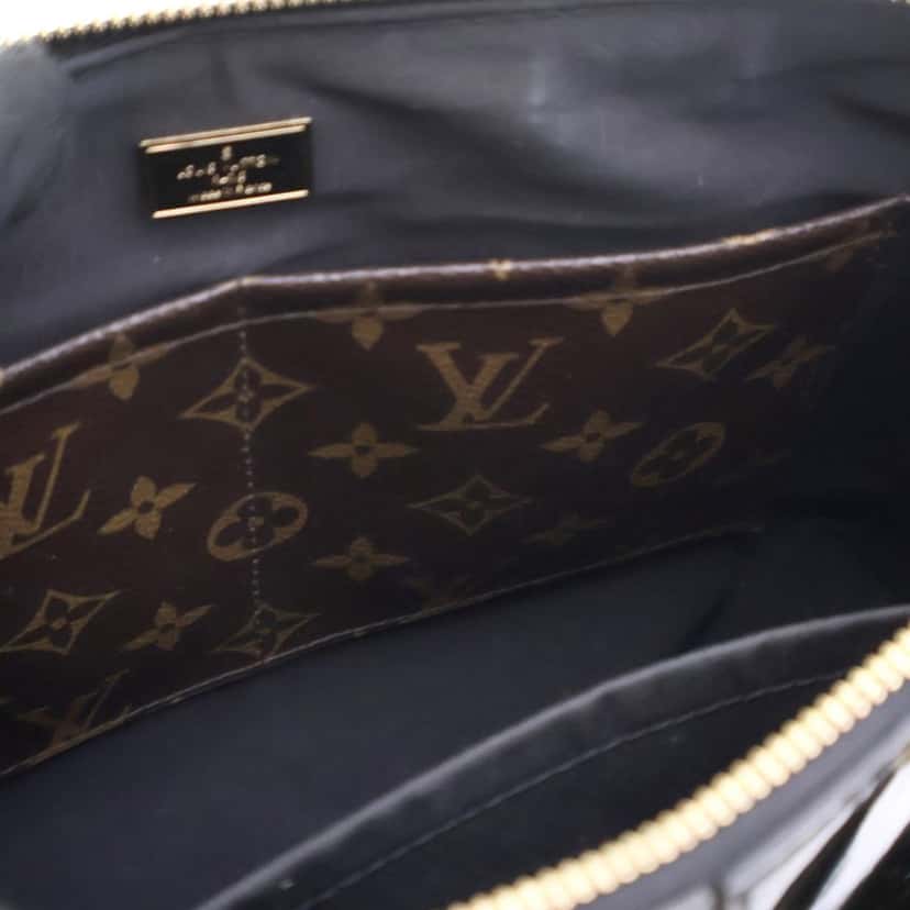Louis Vuitton Vernis Miroir Tote Black Leather Good condition - Box View