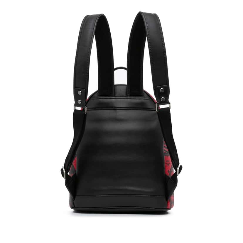 Mcm Baroque Stark Backpack Red Leather Good condition - Model View