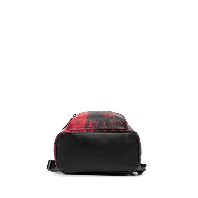 Mcm Baroque Stark Backpack Red Leather Good condition - Box View