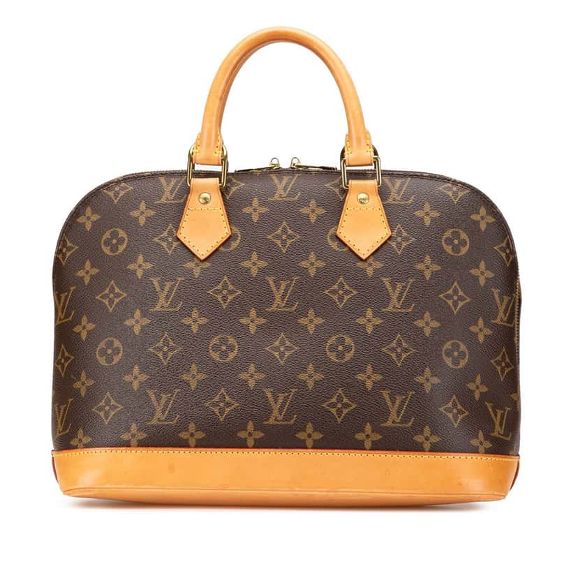 Louis Vuitton Monogram Alma PM Brown Canvas Good condition - Front View
